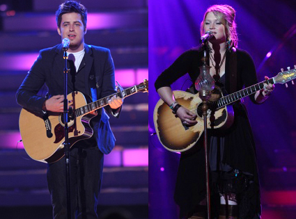 Lee DeWyze, Crystal Bowersox, American Idol Lee DeWyze, Crystal Bowersox, American Idol